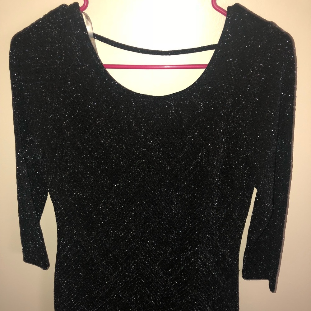 Black sparkly dress